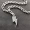Silver Bling Lightning Bolt Charm by Bead Landing™